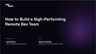 How to Build a High-Performing Remote Dev Team