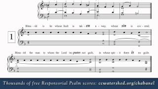 Video thumbnail of "6th Sunday in Ordinary Time (Year B) • Free Responsorial Psalms • Organist Score"