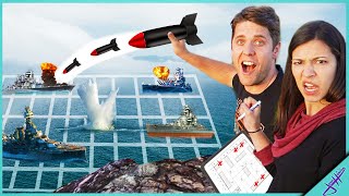 We played GIANT BATTLESHIP in my backyard!