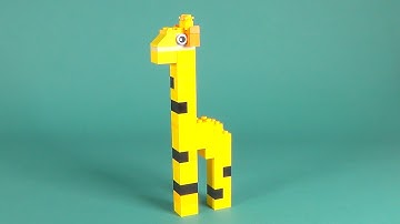 Lego Giraffe Building Instructions - Lego Classic 10697 "How To"