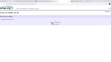 Register for a WAMAP course