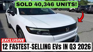 12 Fastest-Selling EVs of Q3 2026 (With Exact Sales Numbers)