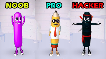 NOOB vs PRO vs HACKER - Wacky Run