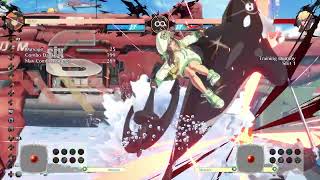 GGST May midscreen to corner cS combo
