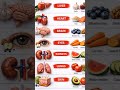 BEST FOODS FOR YOUR ORGANS#healthyfoods#wellness #nutrition#healthtips