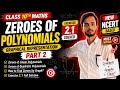 Zeroes of Polynomials Class 10 🔥 | Graphical Representation + Exercise 2.1 | NCERT Maths Hindi