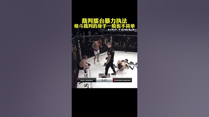 格斗裁判暴力执法！#fighting #shorts