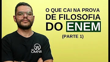 Quais são as matérias de filosofia?