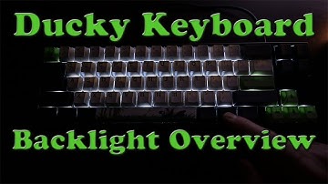 Ducky Miya Pro Mechanical Keyboard - LED Lighting Modes Overview