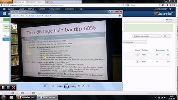 Tiến độ 1 - Thiết kế WEB - Joomla - CĐSP Hà Nội
