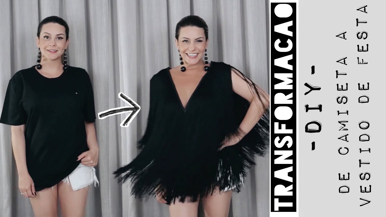 vestido franja