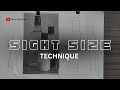 Sight size technique riya nandani