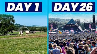 How Glastonbury Festival is Built in 26 Days