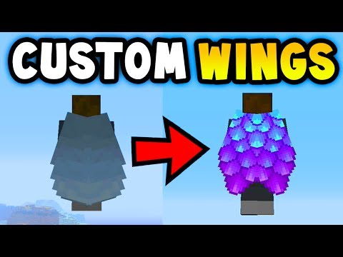 MINECRAFT HOW TO GET CUSTOM ELYTRA WINGS (Ps3/Xbox360/PS4/XboxOne/WiiU)