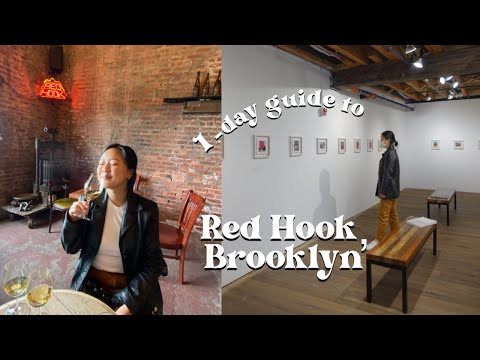 1-Day Guide To Brooklyn's Seaside Gem // RED HOOK vlog - wineries, free art, seafood