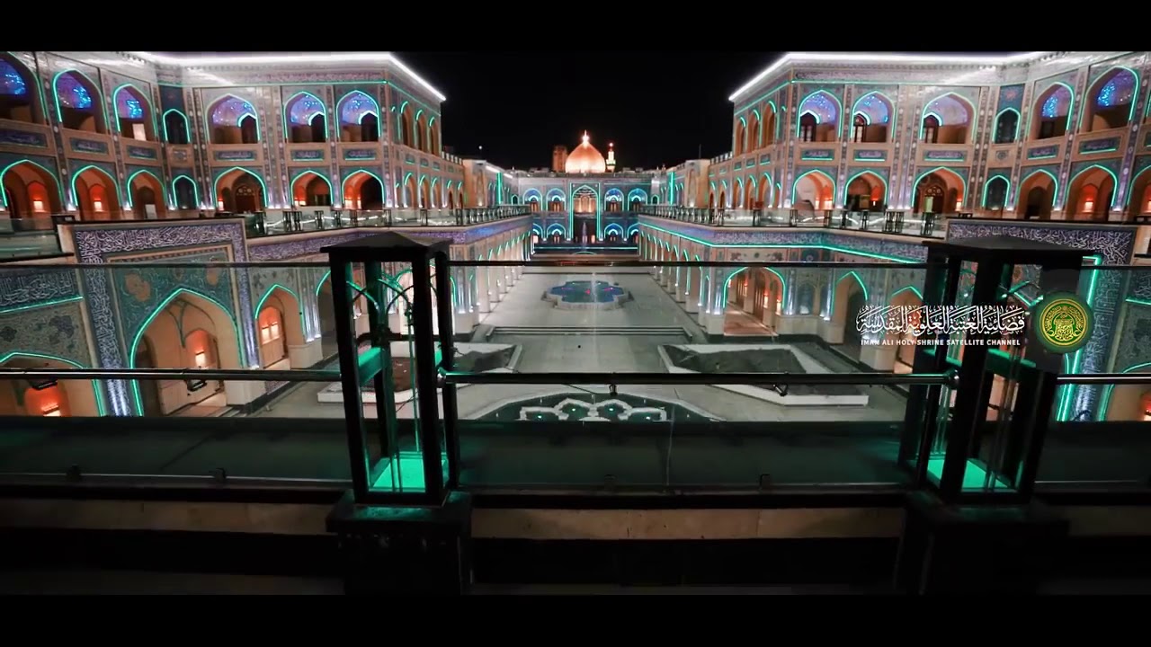 لأول مرة تشغيل منظومة الإنارة بالكامل في صحن السيدة فاطمة الزهراء (عليها السلام) ابتهاجاً بمولدها