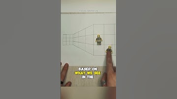 Perspective can deceive the actual size of an object #shorts