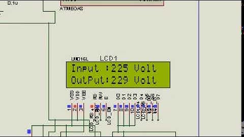proteus simulation volt meter