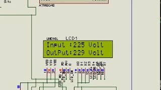 proteus simulation volt meter