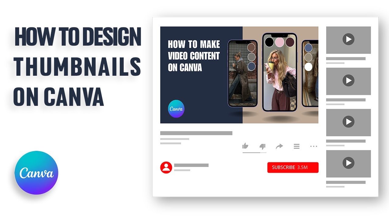 How to Make YouTube Thumbnails in Canva 🎨 (Easy Tutorial) - YouTube