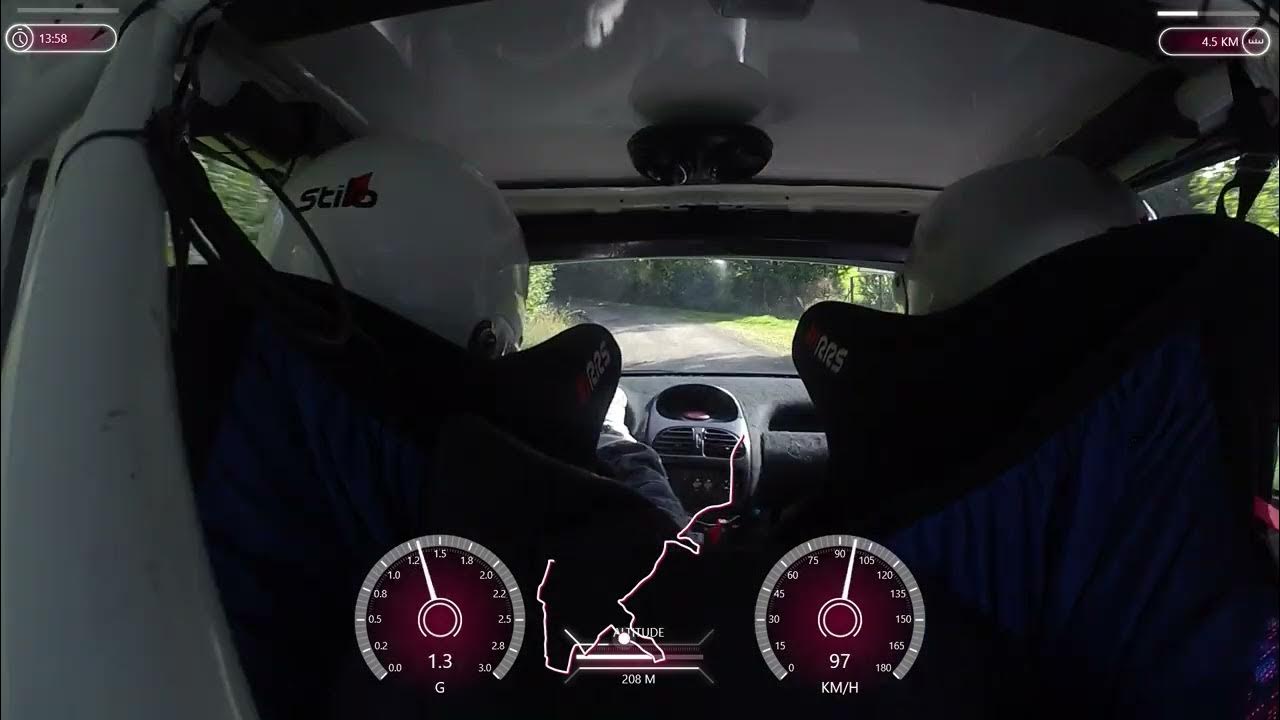 Rallye Charlemagne 2022 ES 2 Equipage Hanique Guillaume