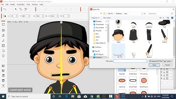 How to Create Character Indonesia Boy In Cartoon Animator 4
