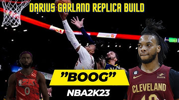 Darius Garland "Boog“ replica build on NBA 2K23