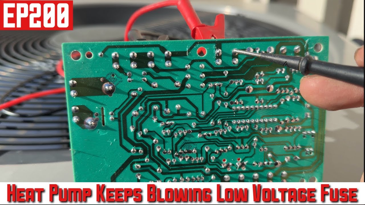 Тепловой насос постоянно перегорает предохранитель низкого напряжения EP200