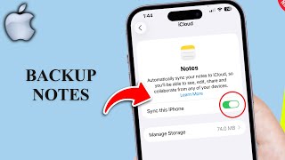 How to Backup iPhone Notes