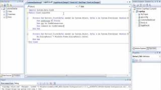 ITEC 220 VB.NET DB Login App Part 1 of 2