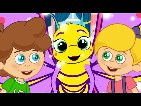 Tatlı Kelebek | Sevimli Dostlar Çizgi Film Bebek Şarkıları | Adisebaba TV Çocuk Şarkıları 2016