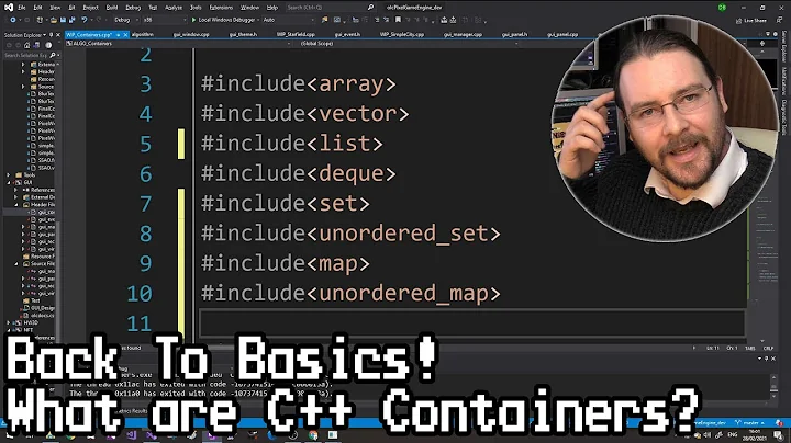 Back To Basics: C++ Containers