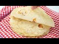 Homemade Soft Flour Tortillas | Shawarma Bread Recipe