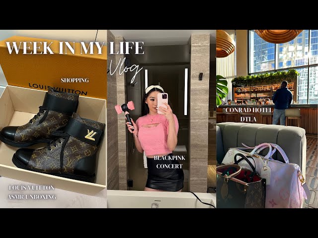 Weekly Vlog  Louis Vuitton Haul, BLACKPINK CONCERT, Miami Prep,  Thanksgiving 