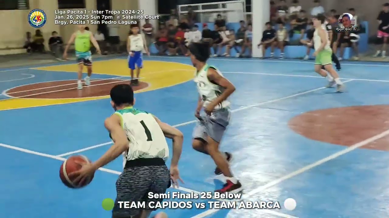 SEMI Finals 25below TEAM CAPIDOS VS TEAM ABARCA @ Pacita1 SPL Jan 26,2025
