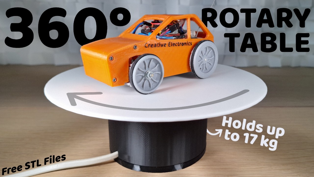 3D Printing a better 360° Rotary Table - YouTube