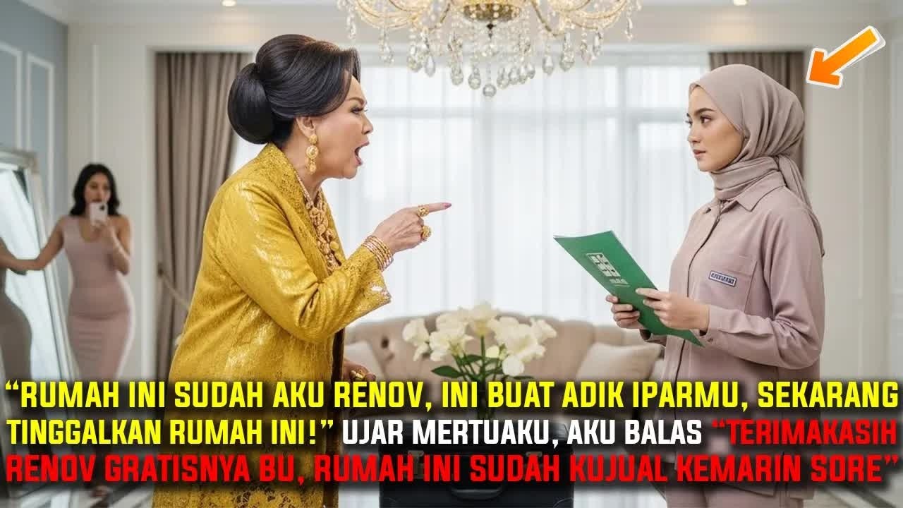 Mertua Mengusirku Setelah Renovasi Selesai, Tapi Dia Pucat Saat Tahu Rumah Itu Sudah Kujual Kemarin
