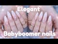 HOW TO: ELEGANT BABY BOOMER NAILS | WEDDING NAILS