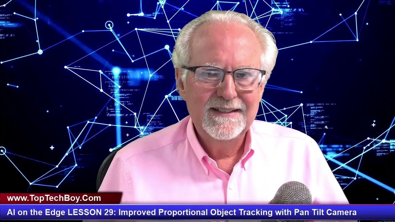 AI on the Edge LESSON 29: Improved Proportional Object Tracking with Pan Tilt Camera