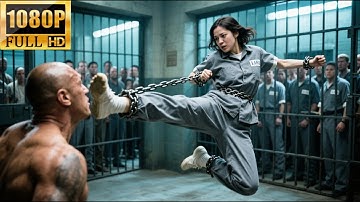 The female prisoner turns out to be a Kung Fu master and kills the arrogant prison bully.