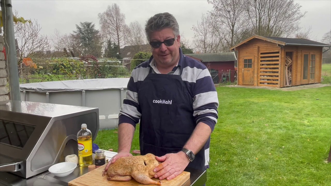 Cookmahl - Ente am Spieß gegrillt
