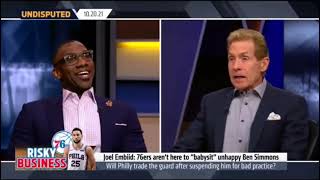 Skip \& Shannon react to Joel Embiid's comments amidst Ben Simmons drama