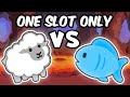 DECIMATING MY VIEWERS in a 1 SLOT CHALLENGE LOBBY in Super Auto Pets