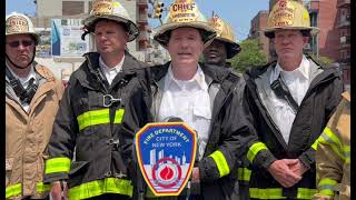 FDNY officials provide update on 5-alarm fire in Queens