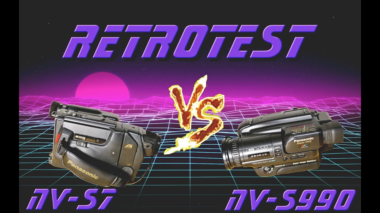 Старая видеокамера VHS , какую выбрать ? Сравнительный тест старых видеокамер Panasonic S-VHS-C.