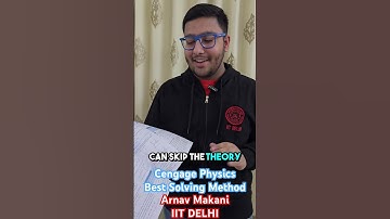 Cengage Physics BM Sharma Best Solving Method To Crack IIT JEE