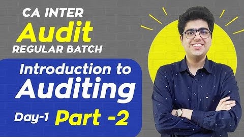 CA Inter Audit Regular Batch Demo | Day 1 Part 2 | Learn with Fun | CA Shubham Keswani (AIR 8)
