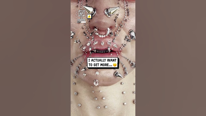 Tongue piercings out of control 😳                            🎥: Instagram / marctudisco