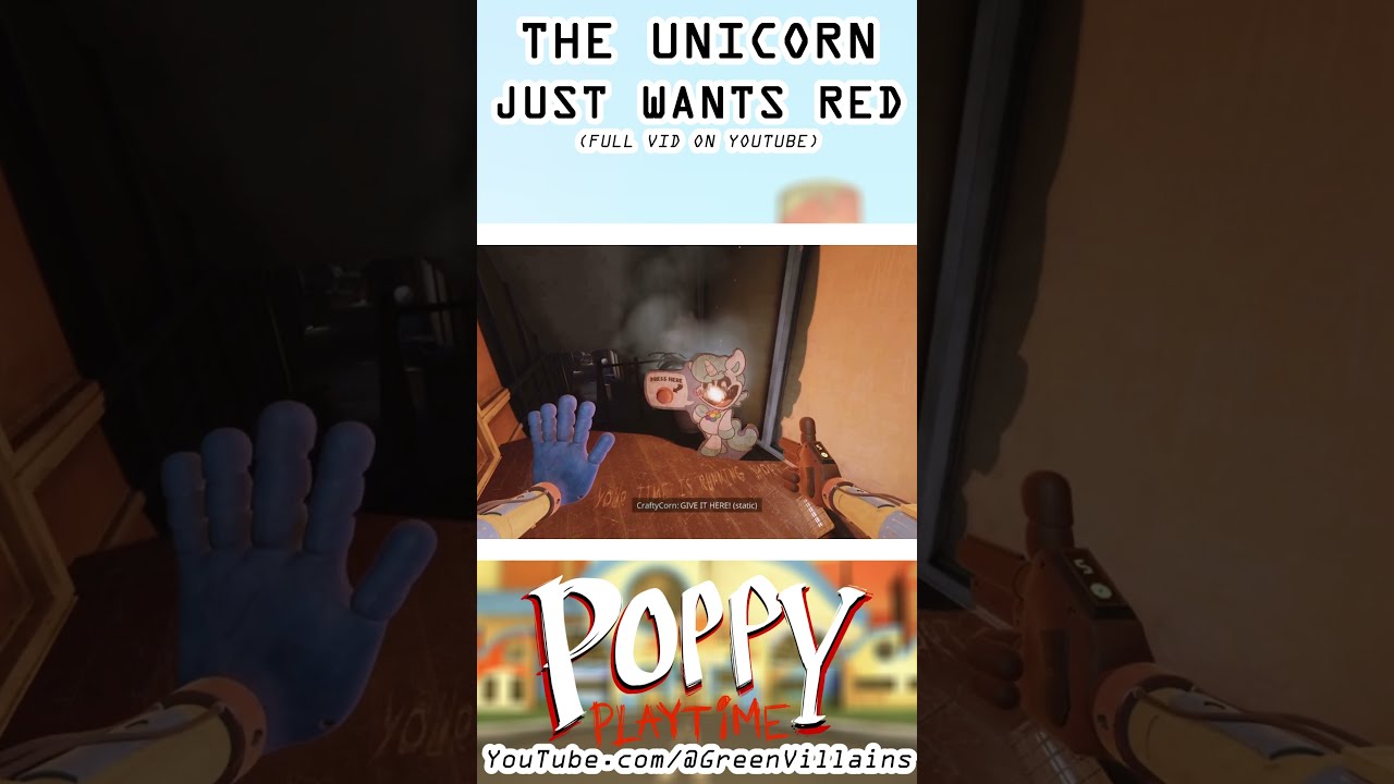 The Unicorn Just Wants Red! - Poppy Playtime (Chapter 3)