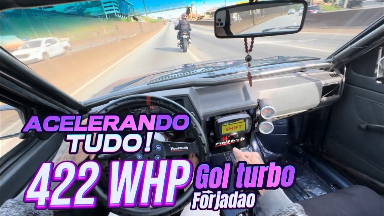 GOL TURBO ACELERANDO TUDO